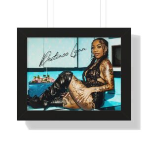 Destinee Lynn Framed Horizontal Poster — Signature Pinup Wall Art